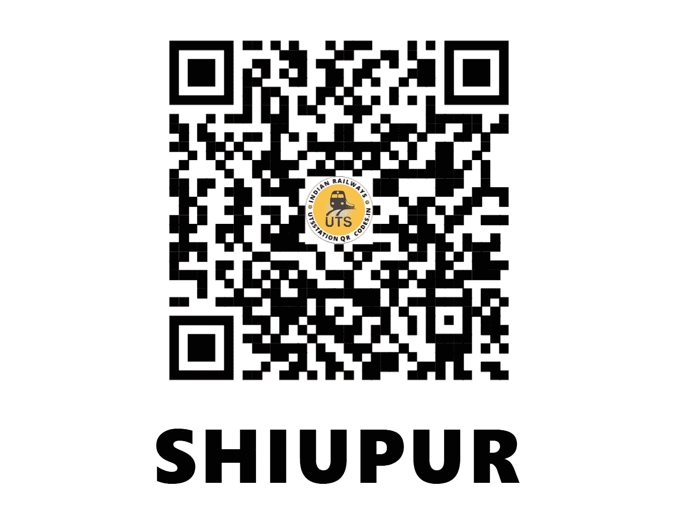 UTS QR Code for SHIUPUR - SOP - NR (UTTAR PRADESH)